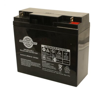 Universal Parts 12V 18AH Compact Scooter Battery