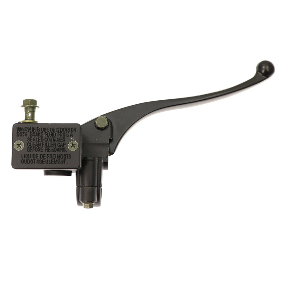 Universal Parts Right Side Master Cylinder Assembly - No Mirror Mount