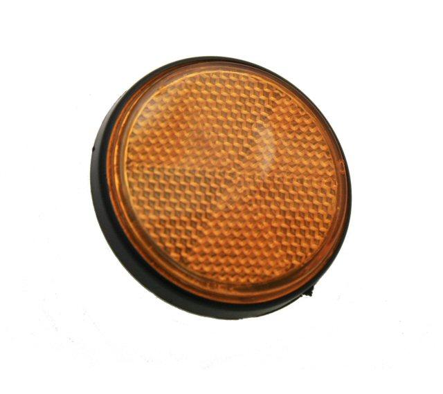 Universal Parts Round, Amber Reflector