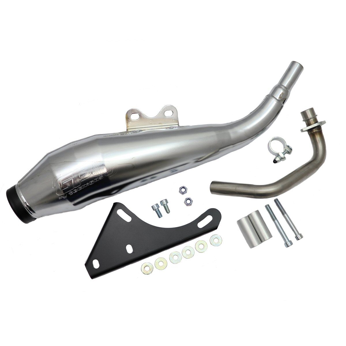 Tecnigas GP4 Exhaust for 4-Stroke Piaggio Scooters