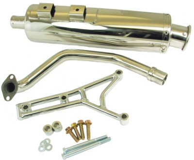 SSP-G Retro Style GY6 Performance Exhaust